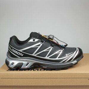 Salomon XT-6 Gore-Tex - NEW - Black/Silver Waterproof Gender-neutral
